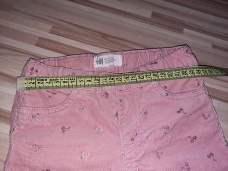 Elastické menčestráky h&m 104, h&m,104