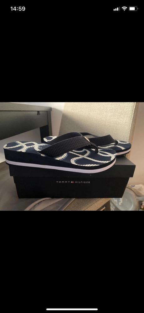 Dámske slapky, tommy hilfiger,40