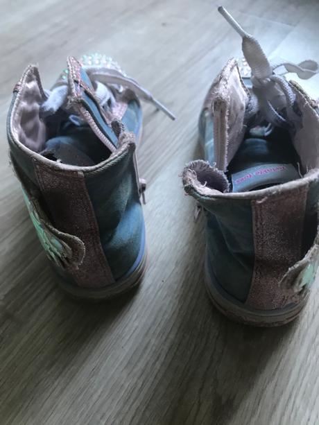 Tenisky vysoké svietielkujuce anjel vel.33, skechers,33