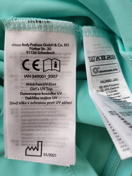 Uv50 tricko do vody, 134