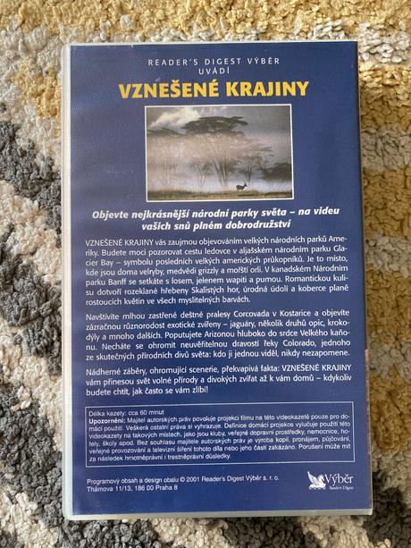 3 x vhs nejkrásnější národní parky světa, 