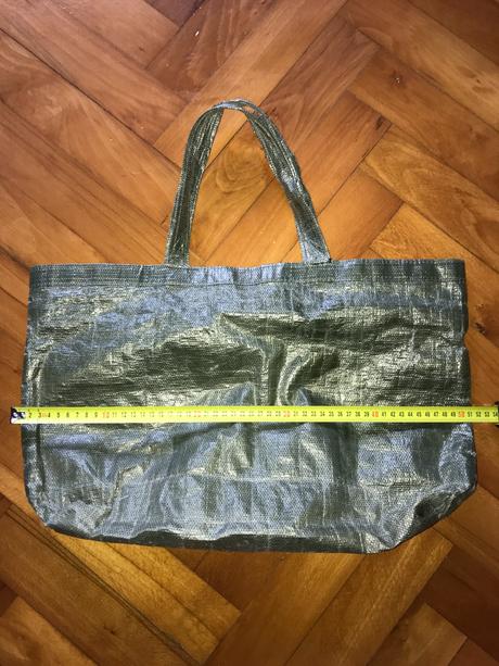 Veľká pevná nákupná taška - khaki, 