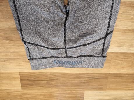 Trojštvrťové sivé legíny, xs