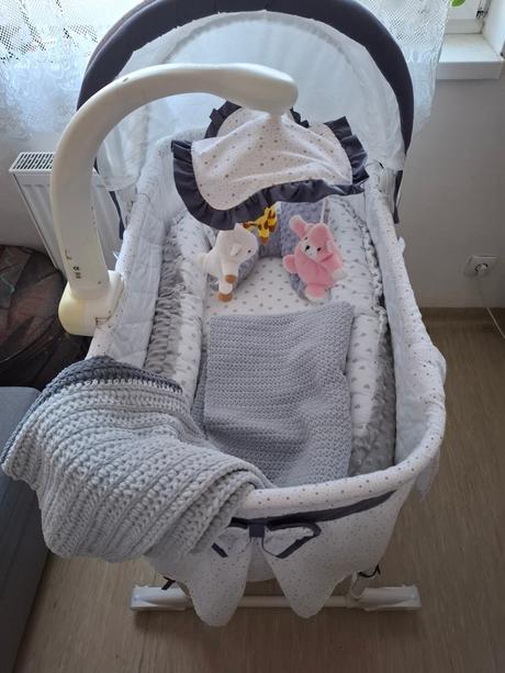 Kolíska, monitor dychu, váha, ohrievač mlieka,, šírka (cm): 40,dĺžka (cm): 80