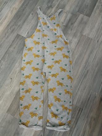 Nohavice teplákové na traky tiger, h&m,98