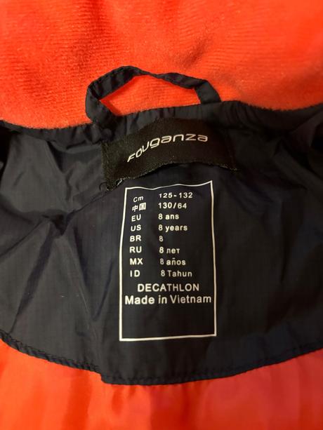 Prechodná bundička, decathlon,134