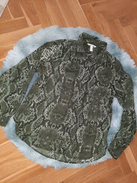 Krásna blúzka s hadím vzorom, h&m,36
