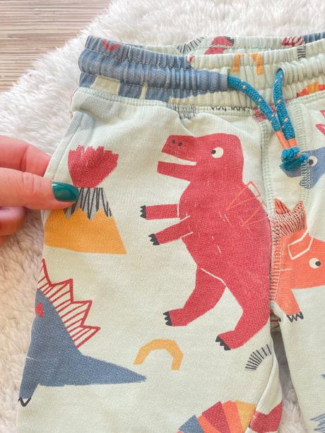 Zelenkasta suprava dinosaury 104, mothercare,104