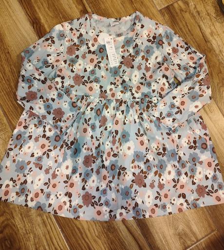 Šaty s kvetinkami zn. lindex velk. 116, lindex,116