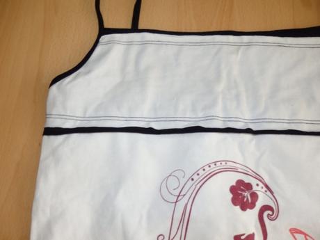 Cierno - biele tielko / tricko, 164