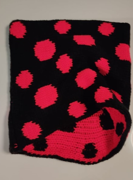 Tunelový hrubý šál, crashone