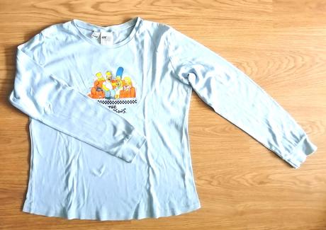 Horný diel pyžama simpsons, veľ. 158/164, h&m,158
