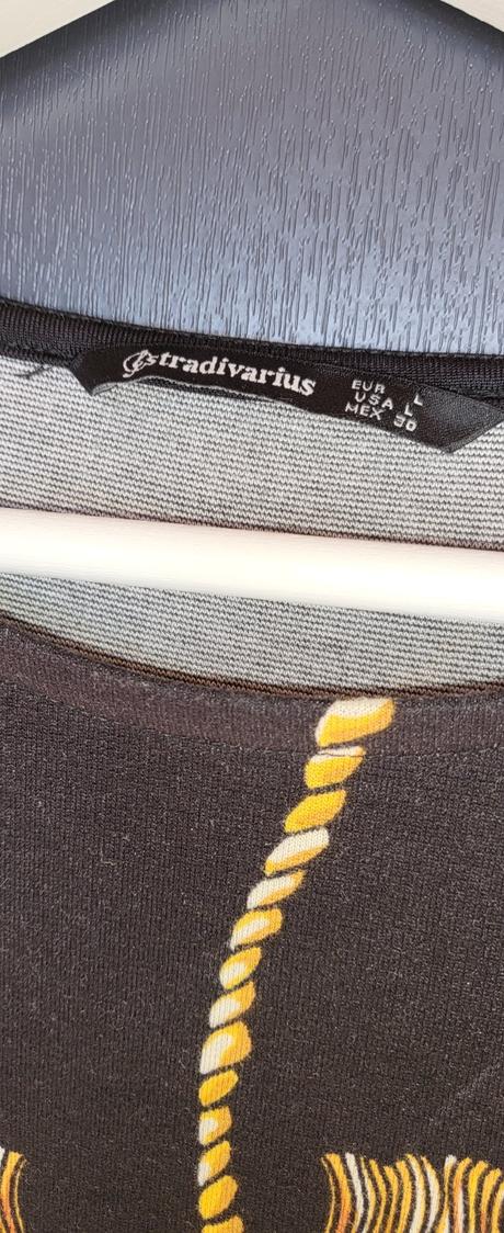 Čierno-žlté áčkové šaty/ tunika stradivarius, stradivarius,l