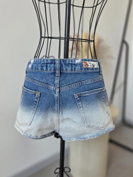 Zara mini rifľové kraťasy s/m, zara,s