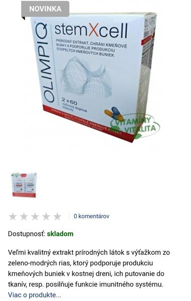 Olimpiq - na produkciu kmeňových buniek