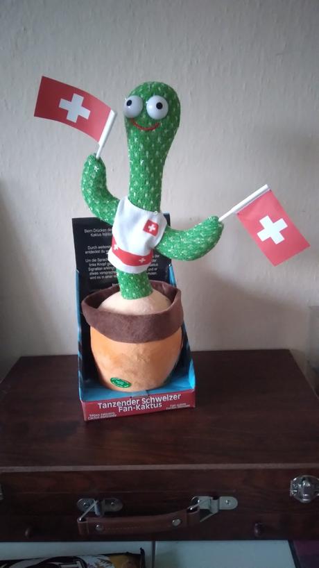 Tancujúci spievajúci kaktus ako nový plyšák, 