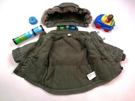 Teplučký kabátik, h&m,74