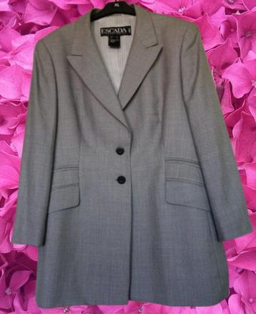 Luxusné dámske sako escada-originál, veľ. xl / 44, xl