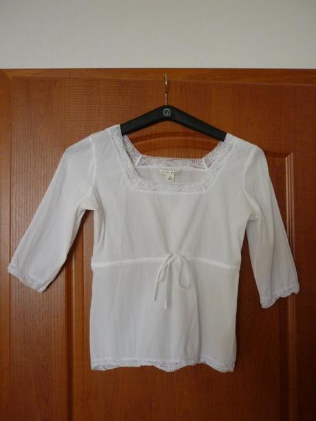 Biela blúzka, top, m