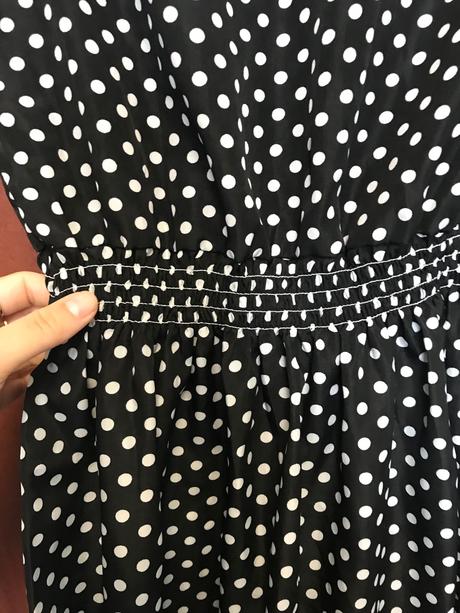 Šaty bodkované letné, m