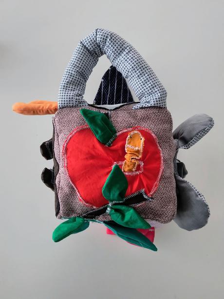 Didaktická montessori látková kocka, 