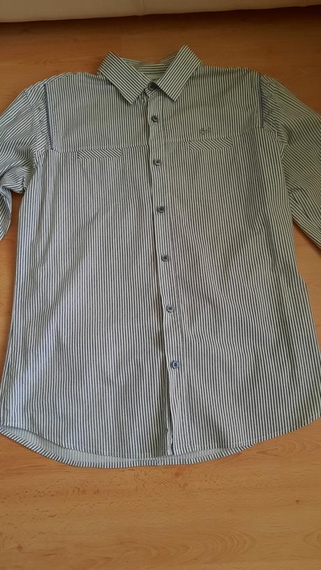 Pásikavá bielo-čierna pánska košeľa, xxl