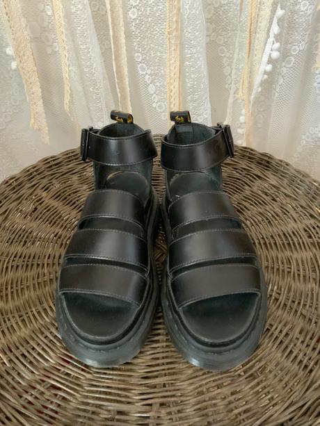 Dr martens sandále čierne velkost 36, 36