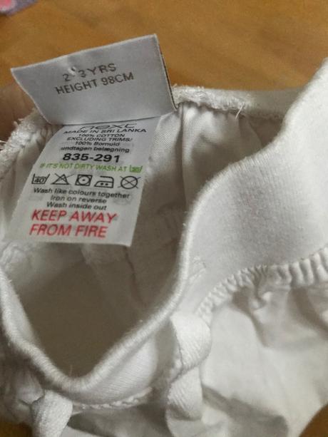 Bezchybne letne tristvrtove nohavice next, next,98