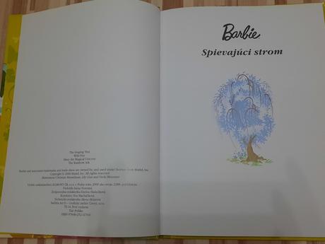 Barbie zelená kniha rozprávok,