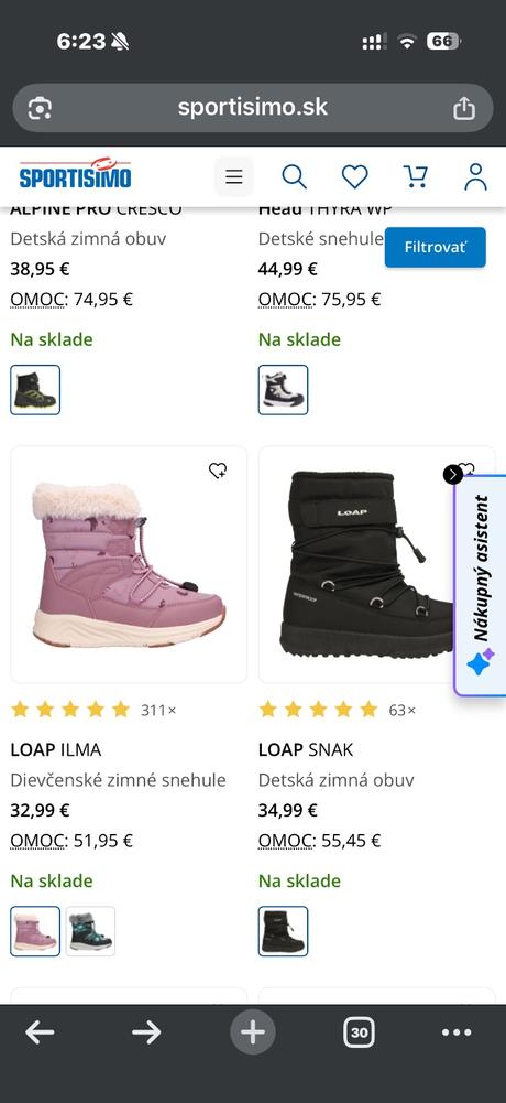 Snehule loap, loap,34