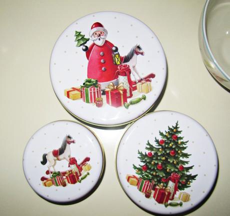 Villeroy boch - sada 3 kusy plechových dóz, 