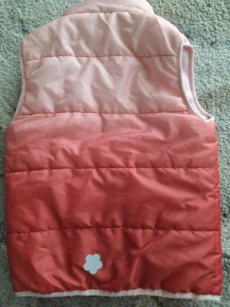 Dievčenska vesta 128 s reflexnymi prvkami, lupilu,128