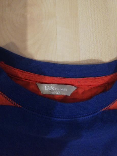 Prúžkované triko lindex 158-164, lindex,158