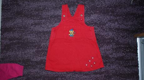 Prijemné šaty na traky bamse, lindex,74