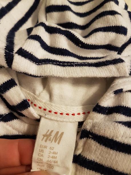 Pásikavy svetrík, h&m,62