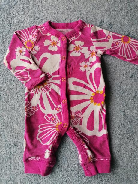 Ružové kvietkovane pyzamko, carter's,50