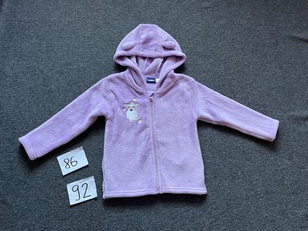 Huňatá mikina na zips, lupilu,92