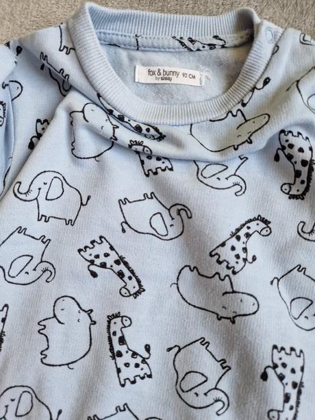 Mikiny 2ks, fox & bunny,92