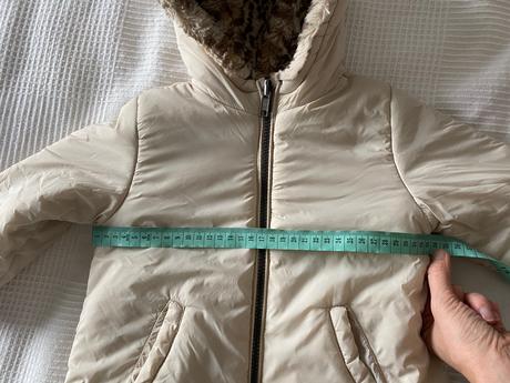 Zimná obojstranna bundička, zara,98
