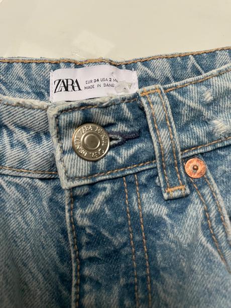 Zara mom jeans, zara,xs