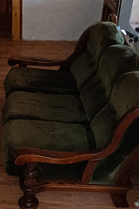 Sedacia súprava zelena 3+1+1,