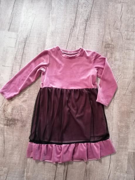 Zamatové šaty 116, 116