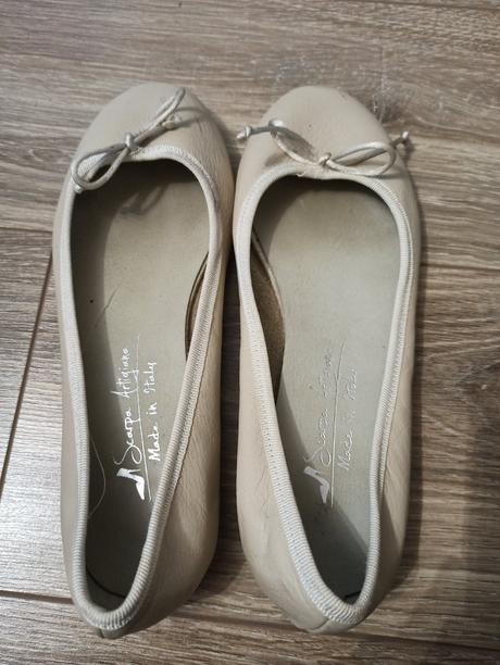 Kožené baleriny, 35