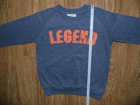 Tmavomodrá mikina "legend", zara,128