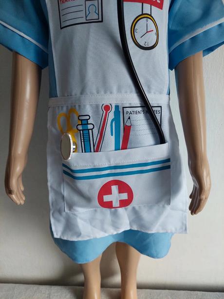 Sestrička karnevalový komplet kostým veľ.110-122,