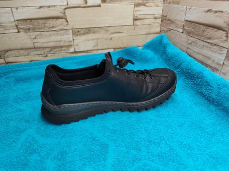 Rieker 38 - dámske čierne nazúvacie topánky, rieker,38