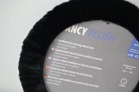 Čierny poťah na volant, 