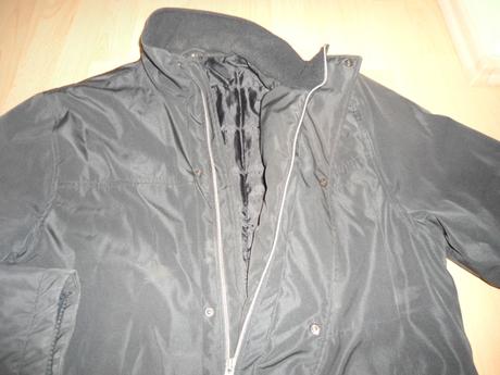 Cierna hrubsia panska bunda, xl