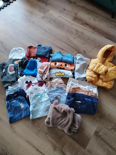 Mix oblečenia veľkosť 74, 68–80