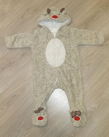 Huňatý vianočný overal, f&f,74